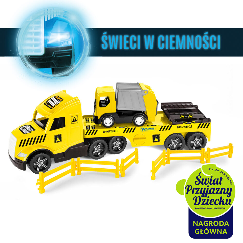 Magic Truck Technic laweta ze śmieciarką